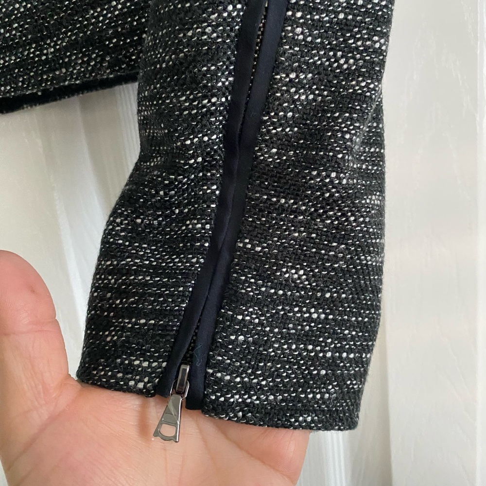 Anne Klein Black and White Tweed Blazer - Picture 8 of 10